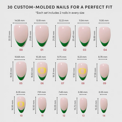Oregon Ducks Press-On Nail Set