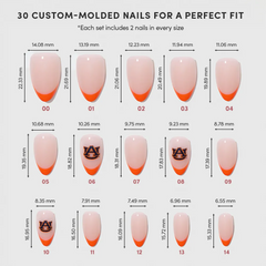 Auburn Tigers Press-On Nail Set
